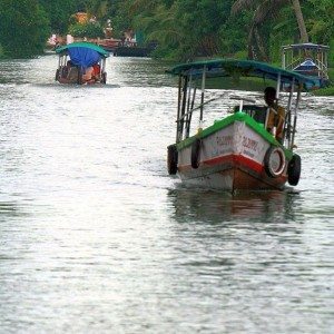 A busy waterway