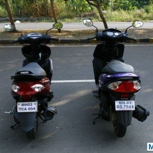 Honda Dio vs Yamaha Ray