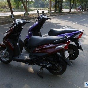 Honda Dio vs Yamaha Ray