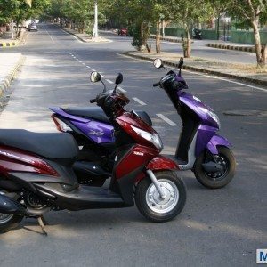 Honda Dio vs Yamaha Ray