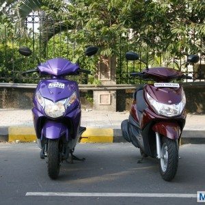 Honda Dio vs Yamaha Ray