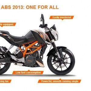 KTM Duke  ABS India