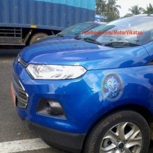 Ford EcoSport Blue India