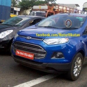 Ford EcoSport Blue India
