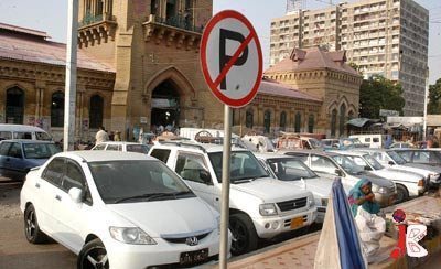 Heavy fines for no parking zone