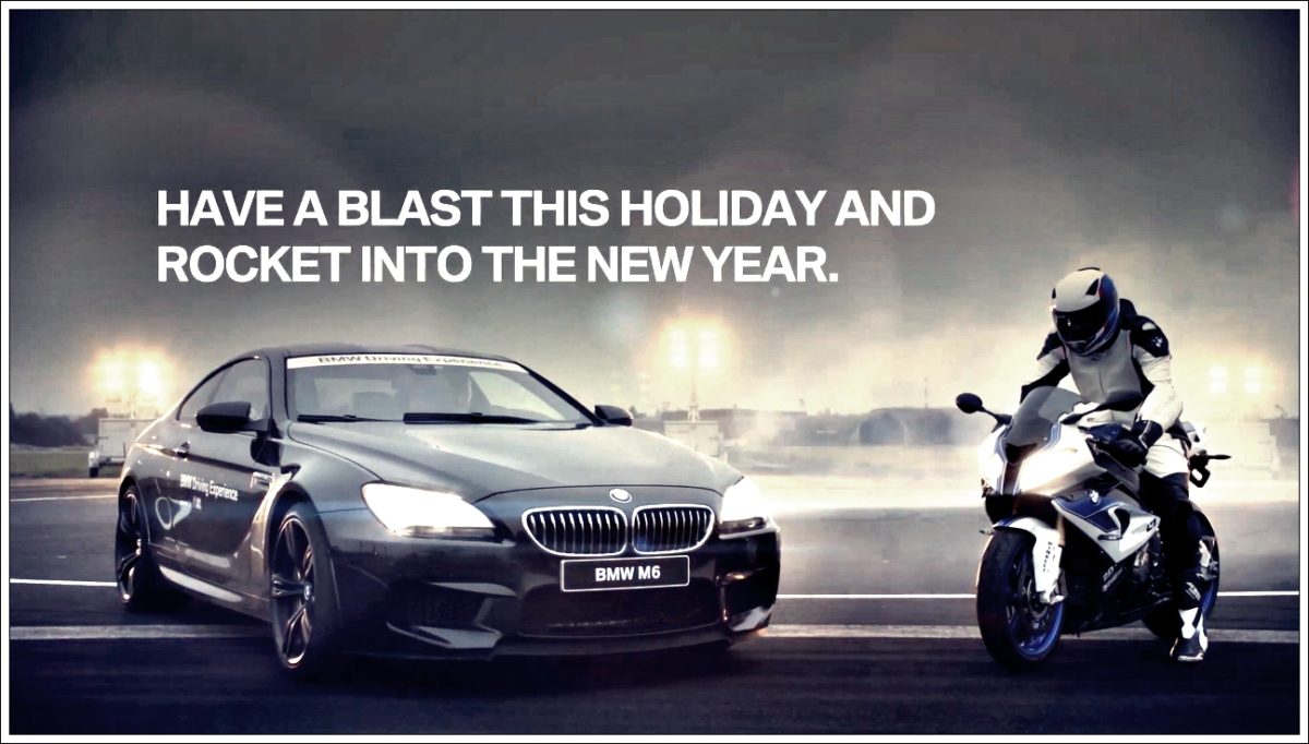 New year wishes in BMW Style