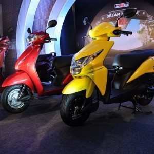 Honda Activa Aviator Dio fitted with new HET technology