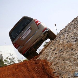 Mercedes SUV track test Chakan Pune India