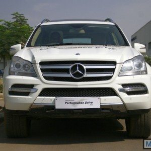 Mercedes SUV track test Chakan Pune India