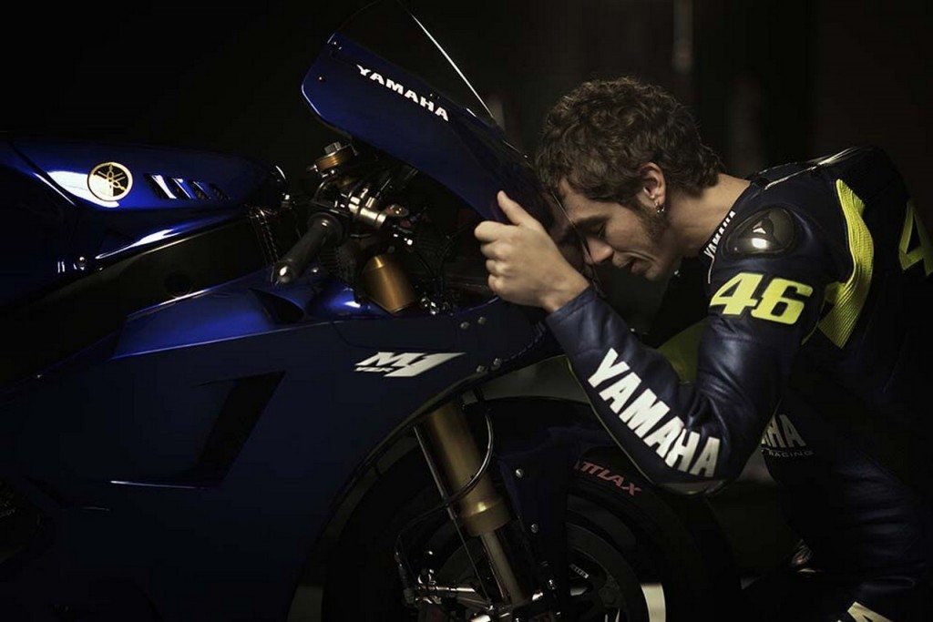 Rossi and 2013 Yamaha M1