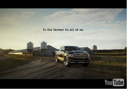 RamtrucksSuperbowlvideo tothefarmerinallofus