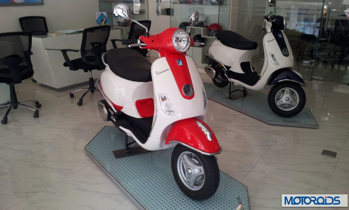 Two tone Vespa LX  Scooter