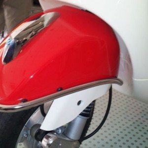 Two tone Vespa LX  Scooter