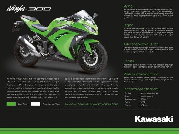 2013 Kawasaki Ninja 300R India Launch 2