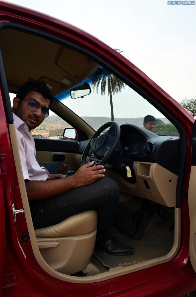 Driver's seat backrest could have been slightly more supportive