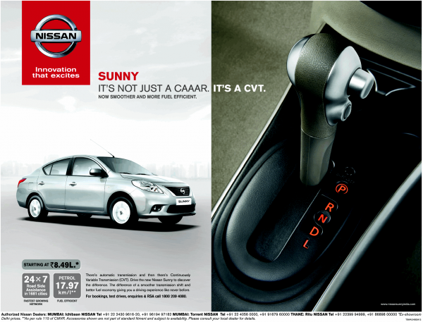 Nissan Sunny CVT Auto Price