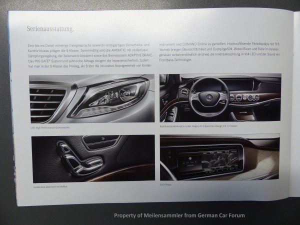 2014 Mercedes S Class Brochure Images 1