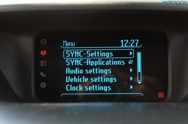 SYNC alone enables the EcoSport to score a lot of brownie points in our books 