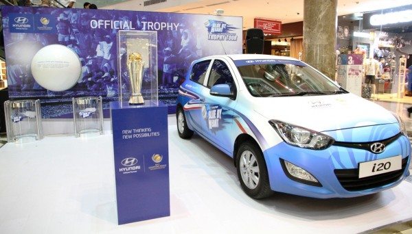 Hyundai commences Trophy Tour for ICC Champions Trophy 2013