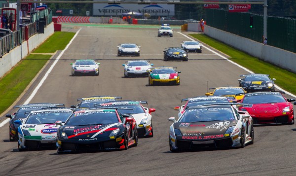 Lamborghini Blancpain Super Trofeo Spa Francorchamps 2012