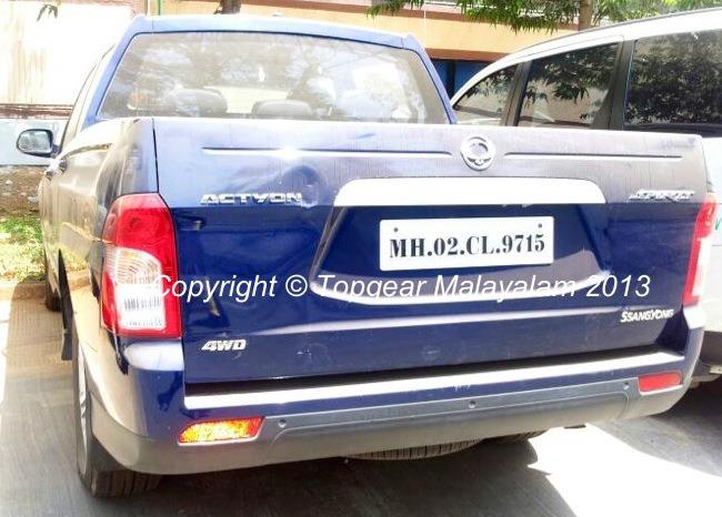 Ssangyong Actyon Sports spyshot-1