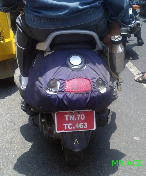 TVS 125cc male specific scooter 4