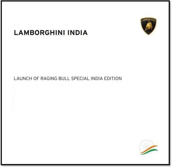 Lamborghini Gallardo India Special Edition