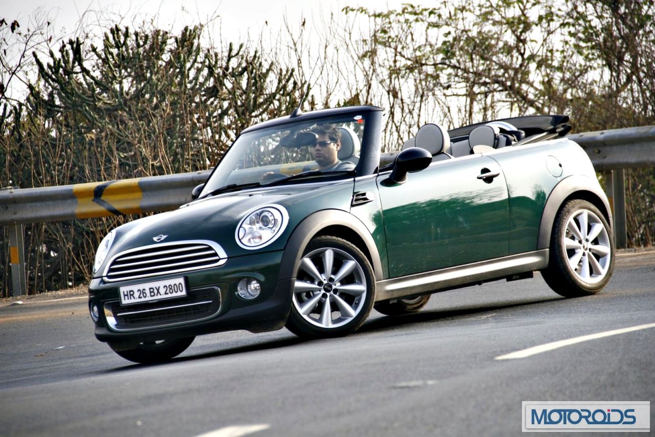 Mini Cooper Convertible India Review Bling Thing Motoroids