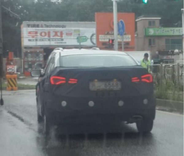 Hyundai Elantra facelift rear