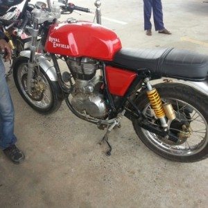 Royal Enfield Continental GT Cafe Racer launch pics