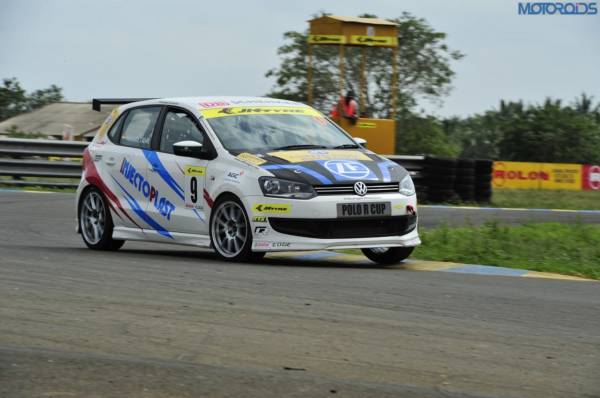 2.Prashanth Tharani in his Race Polo during the qualifying