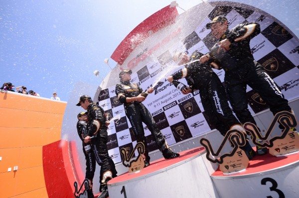 Champions from Group B Celebrate Race 2 on the Podium (1280x852)