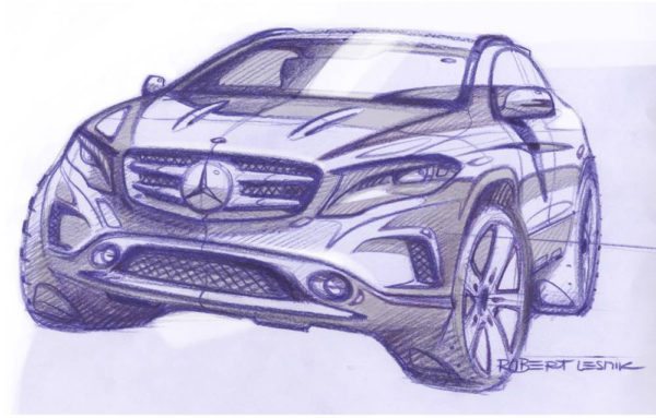 Mercedes Benz GLA Class teaser