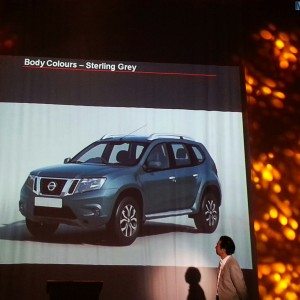 Nissan Terrano India Launch Pics LIVE