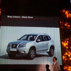 Nissan Terrano India Launch Pics LIVE