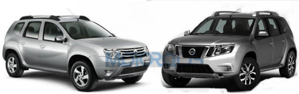 Nissan Terrano vs Renault Duster