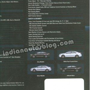 Toyota Camry Hybrid pics launch brochure