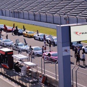 A Unique Presentation of the Lamborghinis at the Fuji International Speedway Lamborghini Japan Owners Parade