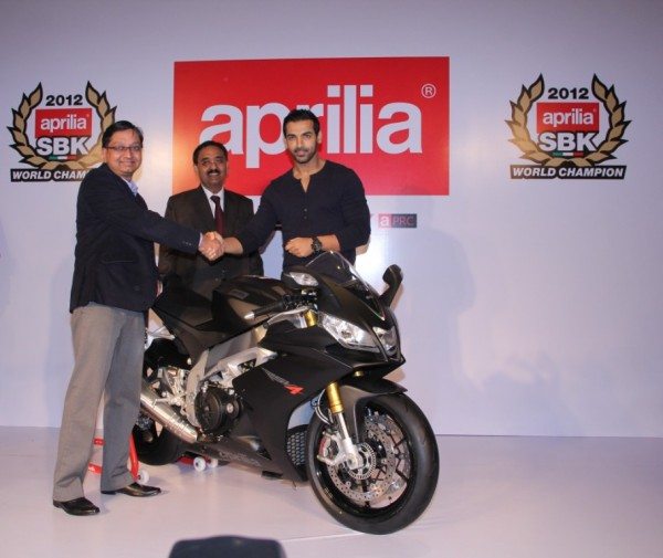 John Abraham at Aprilia event