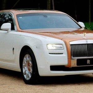 Rolls Royce Ghost Golden Sunbird pics