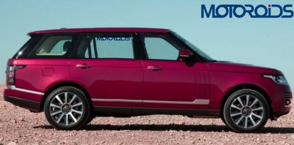 The 2013 Range Rover Long Wheelbase (LWB) looks much like what we envisioned in our digital rendering. 