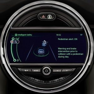 mini interiors driver assistance system