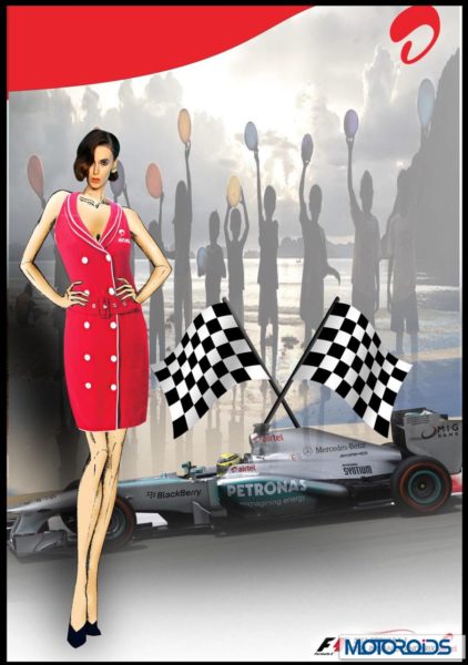 Indian F1 GP Grid girls Uniform (1)