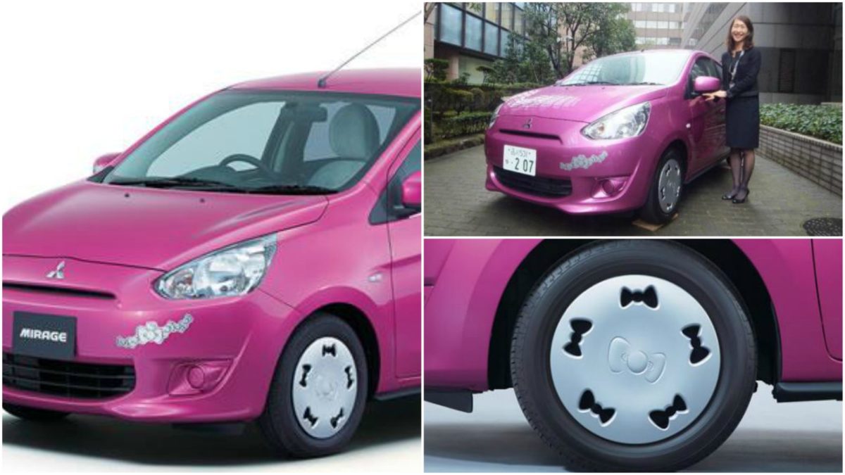 Mitsubishi Mirage Hello Kitty special edition