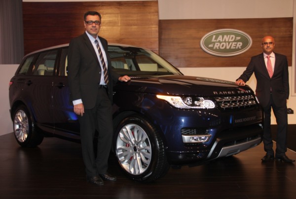 Mr. Rohit Suri, Vice President, Jaguar & Land Rover India and Mr. Del Sehmar, Head of PR and Communications at the India launch of the all-new Range Rover Sport