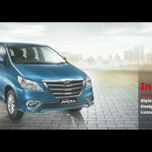 Toyota Innova facelift price pics wood finish armrest panel