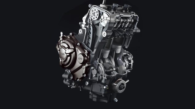2014 Yamaha MT-07 Engine