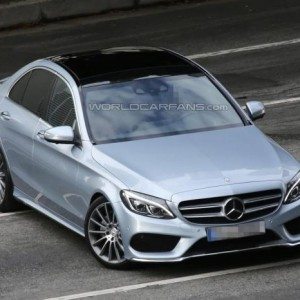 mercedes c class spy pics