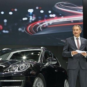 Porsche Macan Asia Premiere Tokyo Motorshow  with Dr Oliver Blume