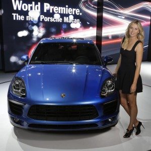 Porsche Macan World Premiere LA Auto Show  with Porsche Brand  Ambassador Maria Sharapova